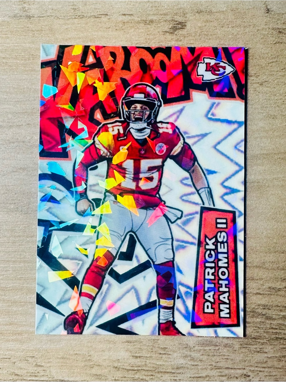 Patrick Mahomes 2022 Panini Kaboom #K2 Holo Novelty Football Card. KC Chiefs.